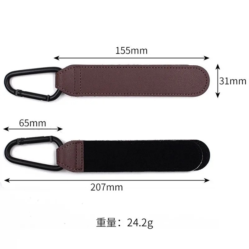 Baby Stroller Hook Fashion PU  - Backpack Diaper Bag recension och pris