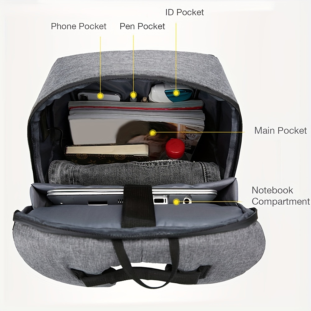 Anti Theft Men Business Laptop - Laptop Backpack 15.6 recension och pris