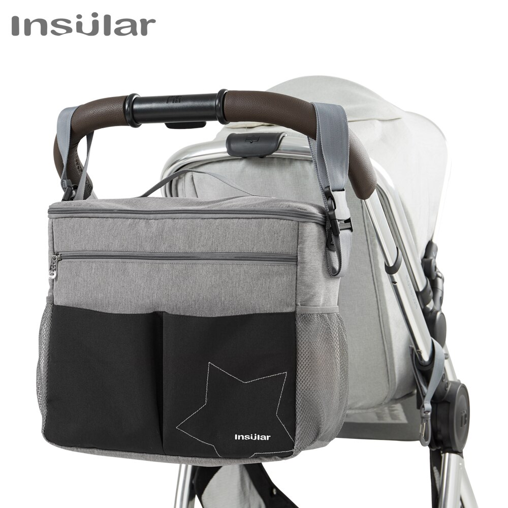 Insular Large Capacity Baby Di - Backpack Diaper Bag recension och pris