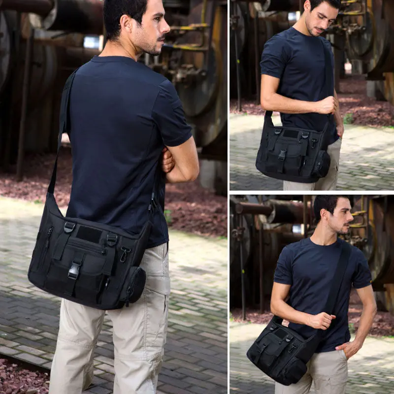 14Inch Laptop Shoulder Bag Men - Urban Backpack Tactical recension och pris
