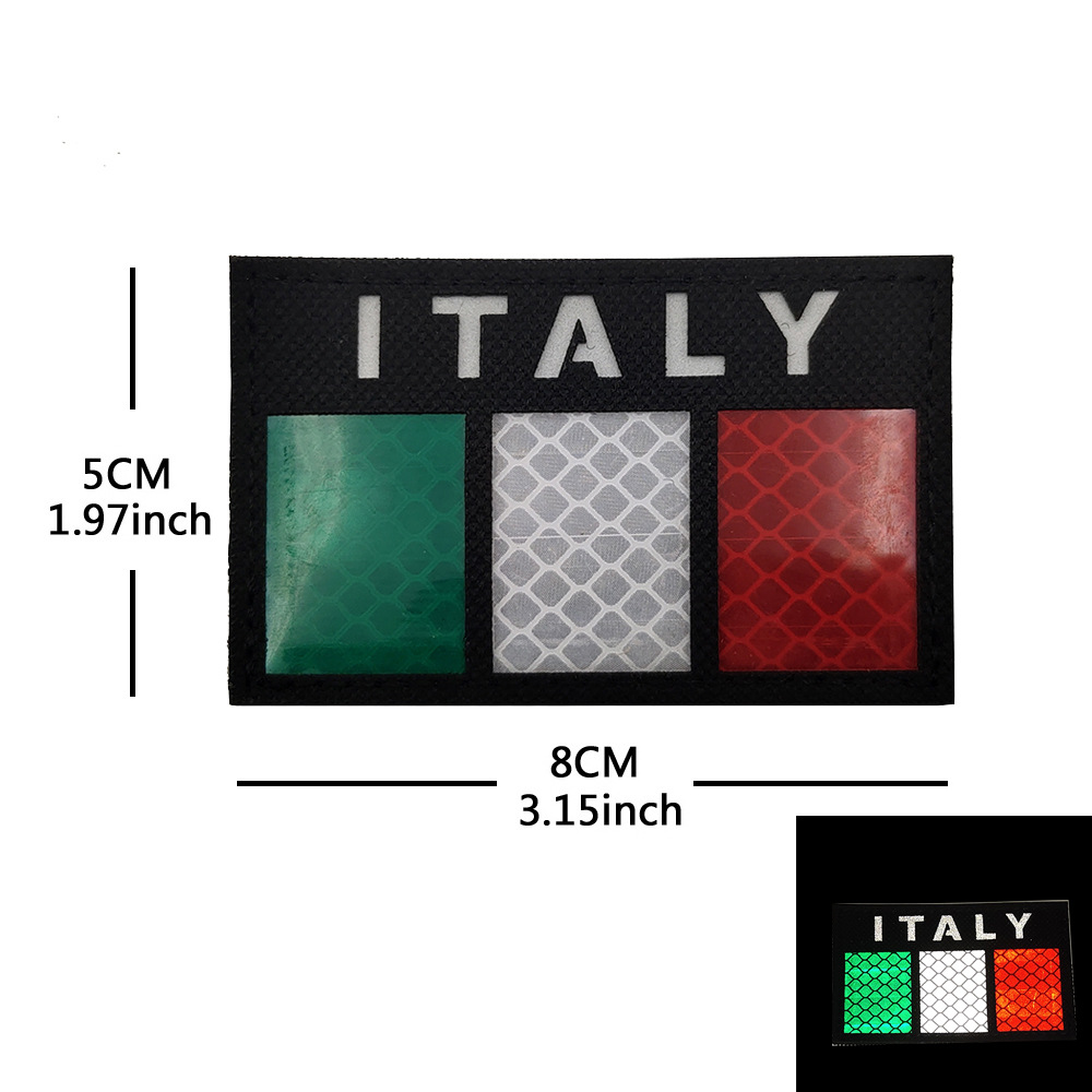 Italy Flag Emblem Clothes Appl - Urban Backpack Tactical recension och pris