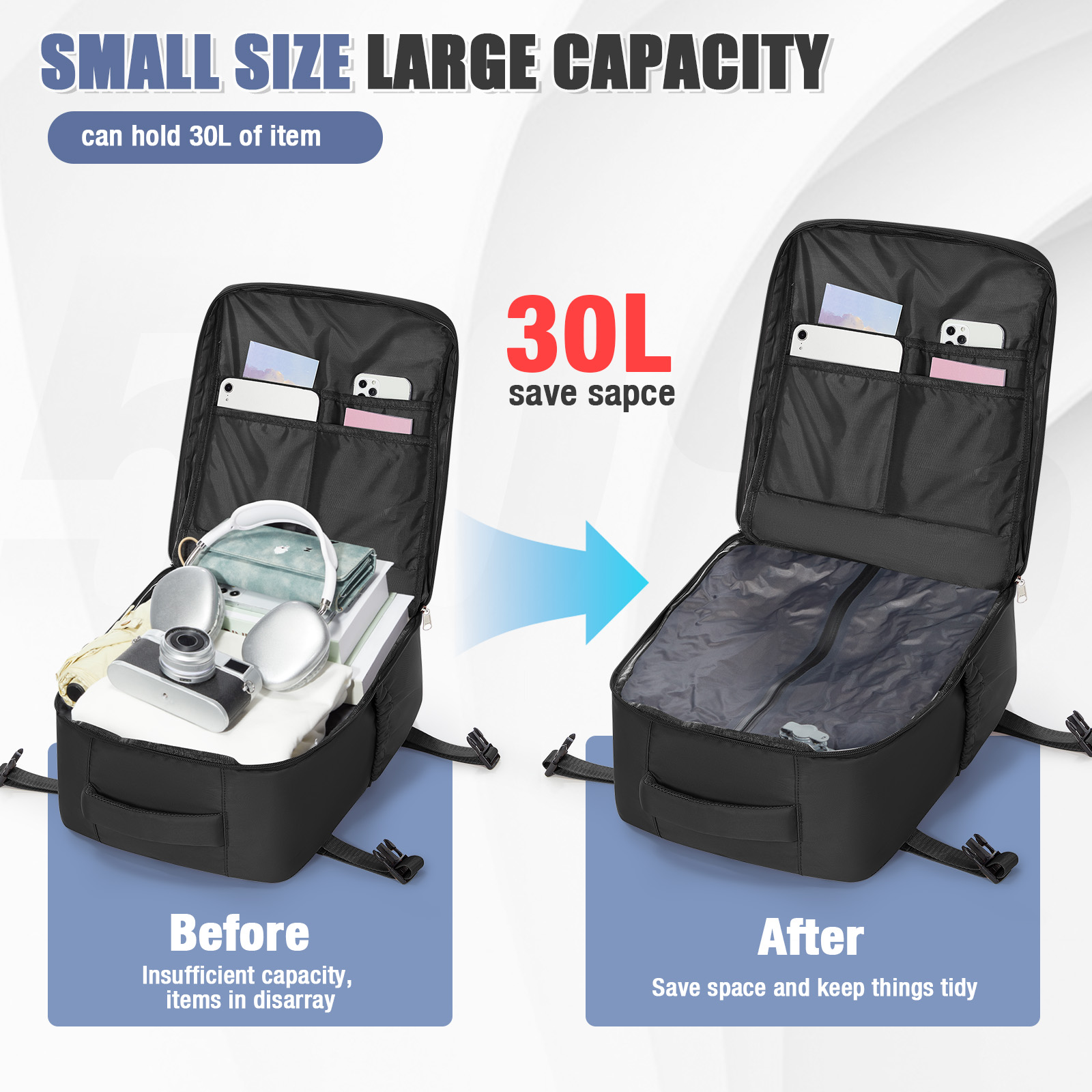 Vacuum Compression Backpack Ry - Laptop Backpack 15.6 recension och pris