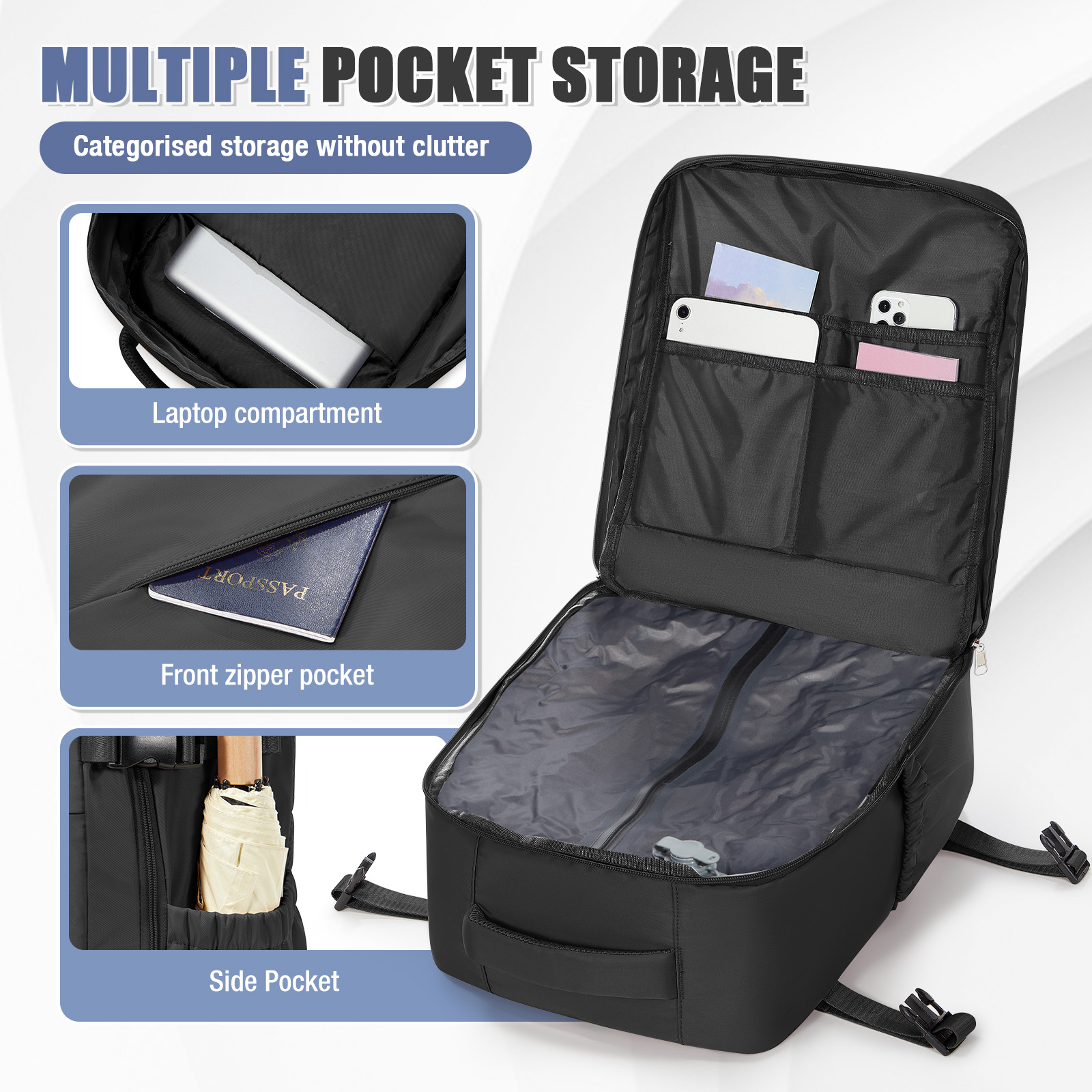 Vacuum Compression Backpack Ry - Laptop Backpack 15.6 recension och pris