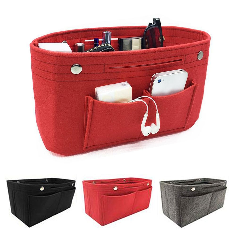 Portable Soft Felt Handbag Ins - Backpack Insert Organizer recension och pris