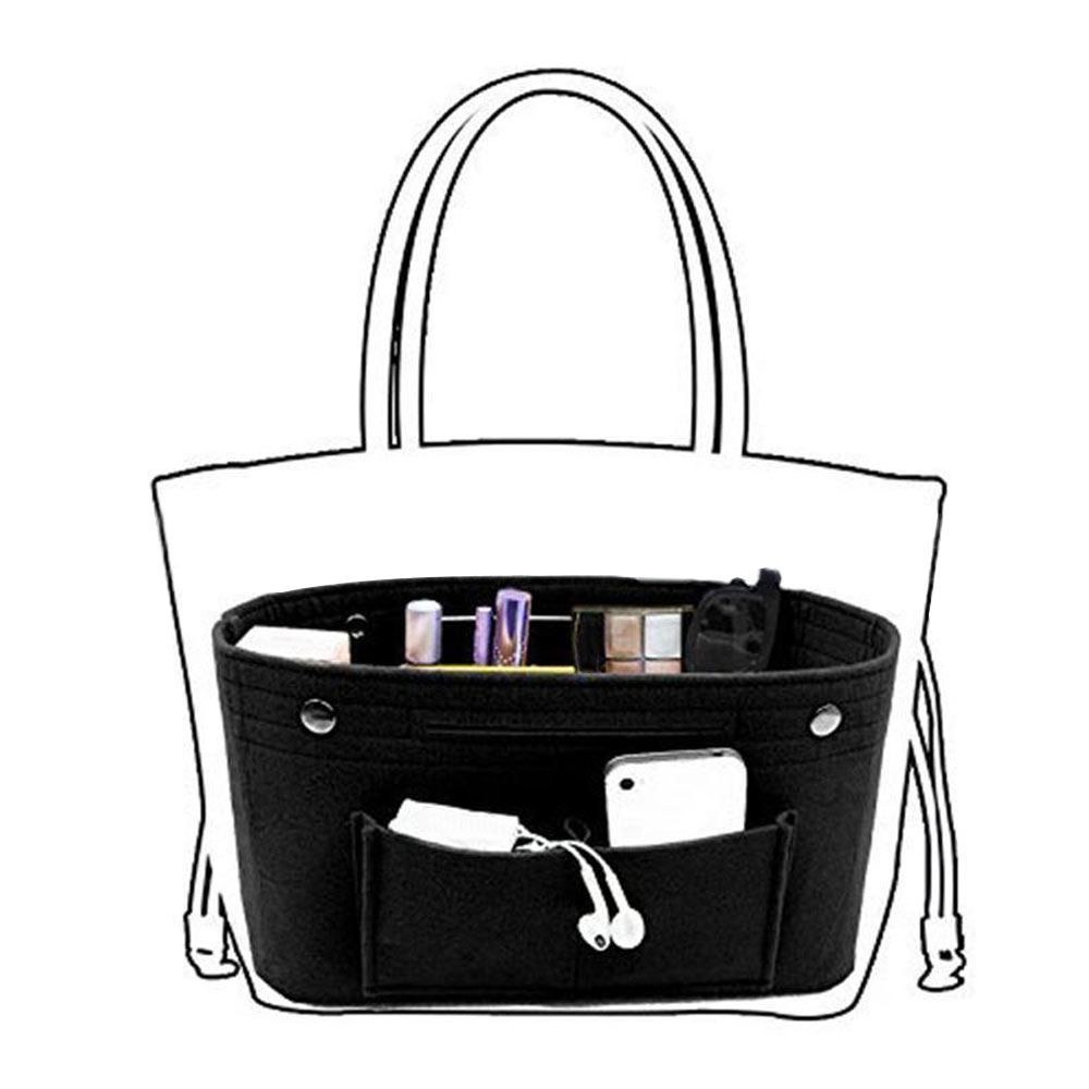 Portable Soft Felt Handbag Ins - Backpack Insert Organizer recension och pris