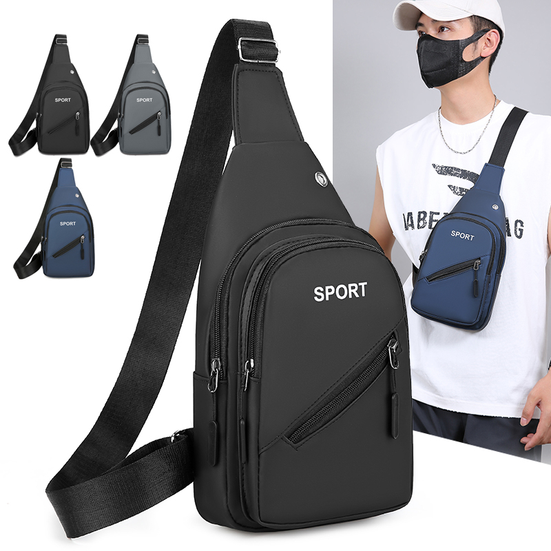 Men Sports Sling Chest Bag, Wa - Hydration Pack Outdoor recension och pris